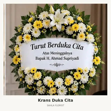 Krans Bunga Duka Seluma